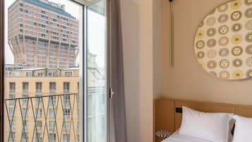 Camera doppia, balcone