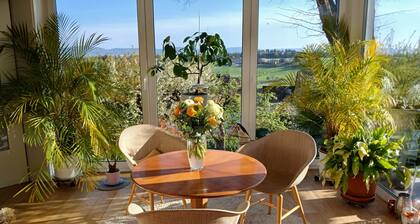Wohnung für 2 Personen in einem Einfamilienhaus mit Garten in Aussichtssüdlage.