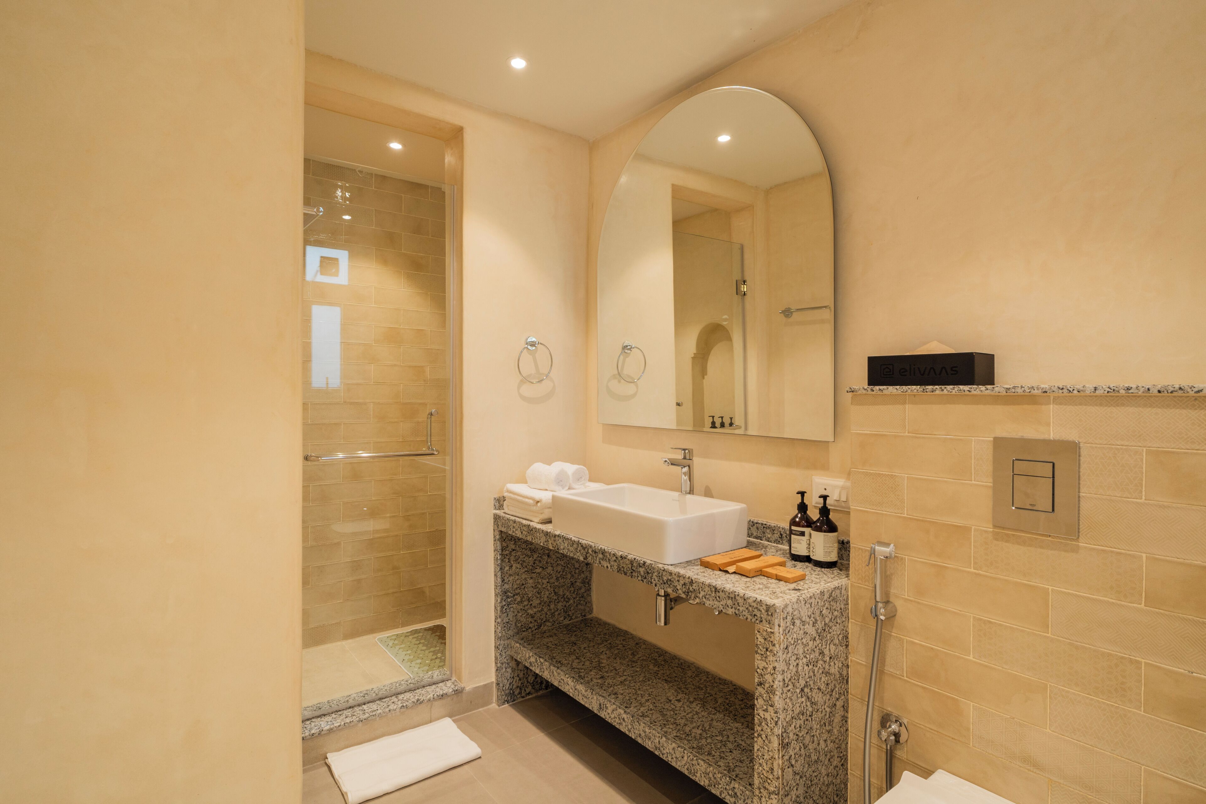 Villa | Baño | Regadera, amenidades de baño gratuitas, toallas, jabón 