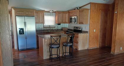 3-Bedroom 2-bath Home â Covered Porch & Deck, Fenced front Yard, Carport, AC!â