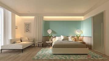 Deluxe Triple Room, Sea View