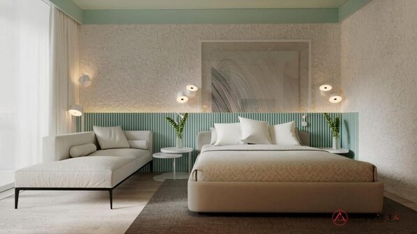 Superior Double Room, Partial Sea View