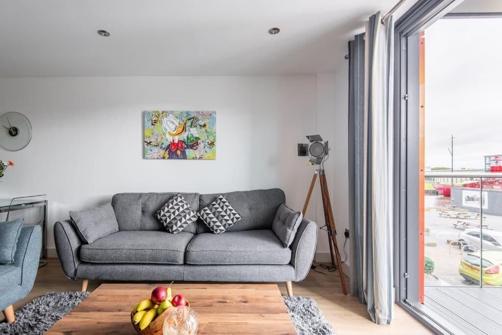 Leilighet, 1 soverom, tilgjengelighetstilpasset | Oppholdsrom