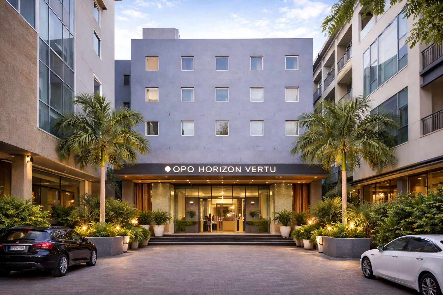 Façade de l’hébergement