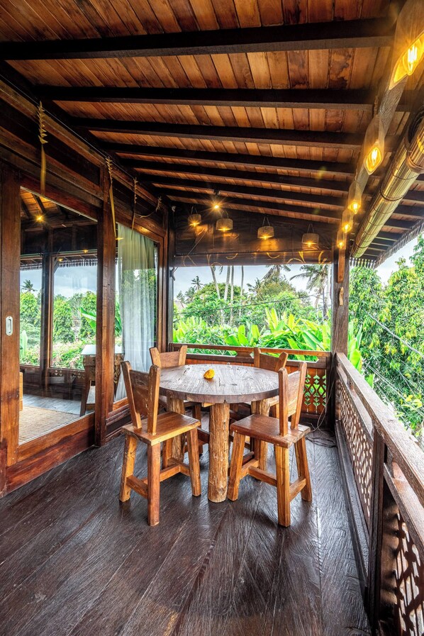 House, 2 Bedrooms, Private Pool, Garden View | Outdoor dining - Airlangga Dsawah by Balihora, Ubud Vill (Ubud)