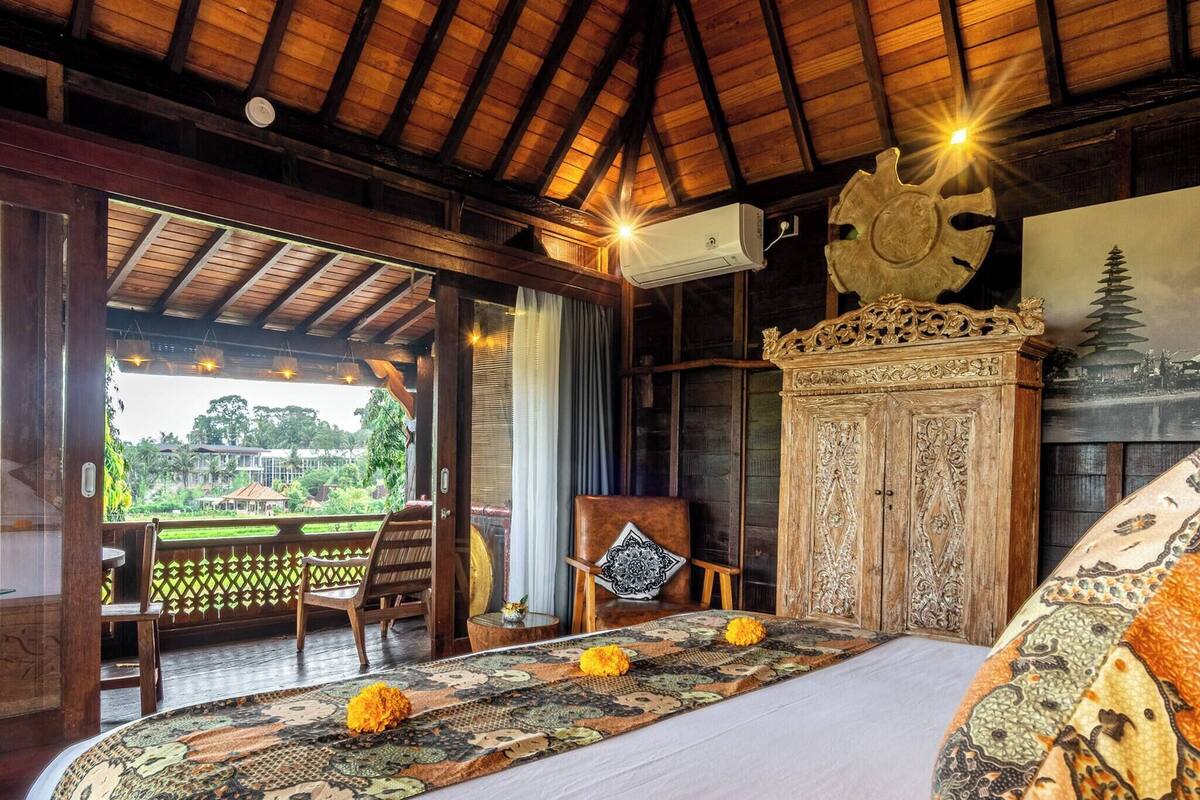 Maison, 2 chambres, piscine privée, vue jardin