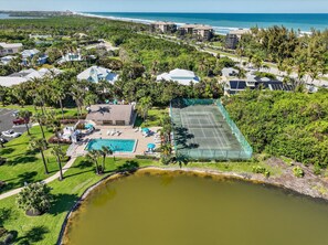 Sports court - Warm Florida Sun with Spectacular River Views in Peaceful Active Community (Stuart)