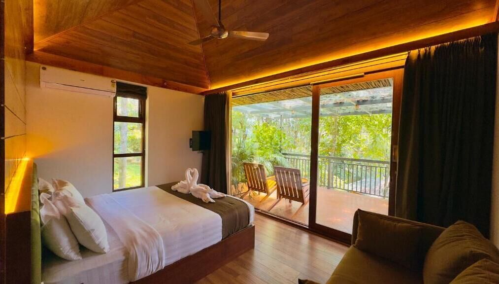 豪華別墅, 陽台