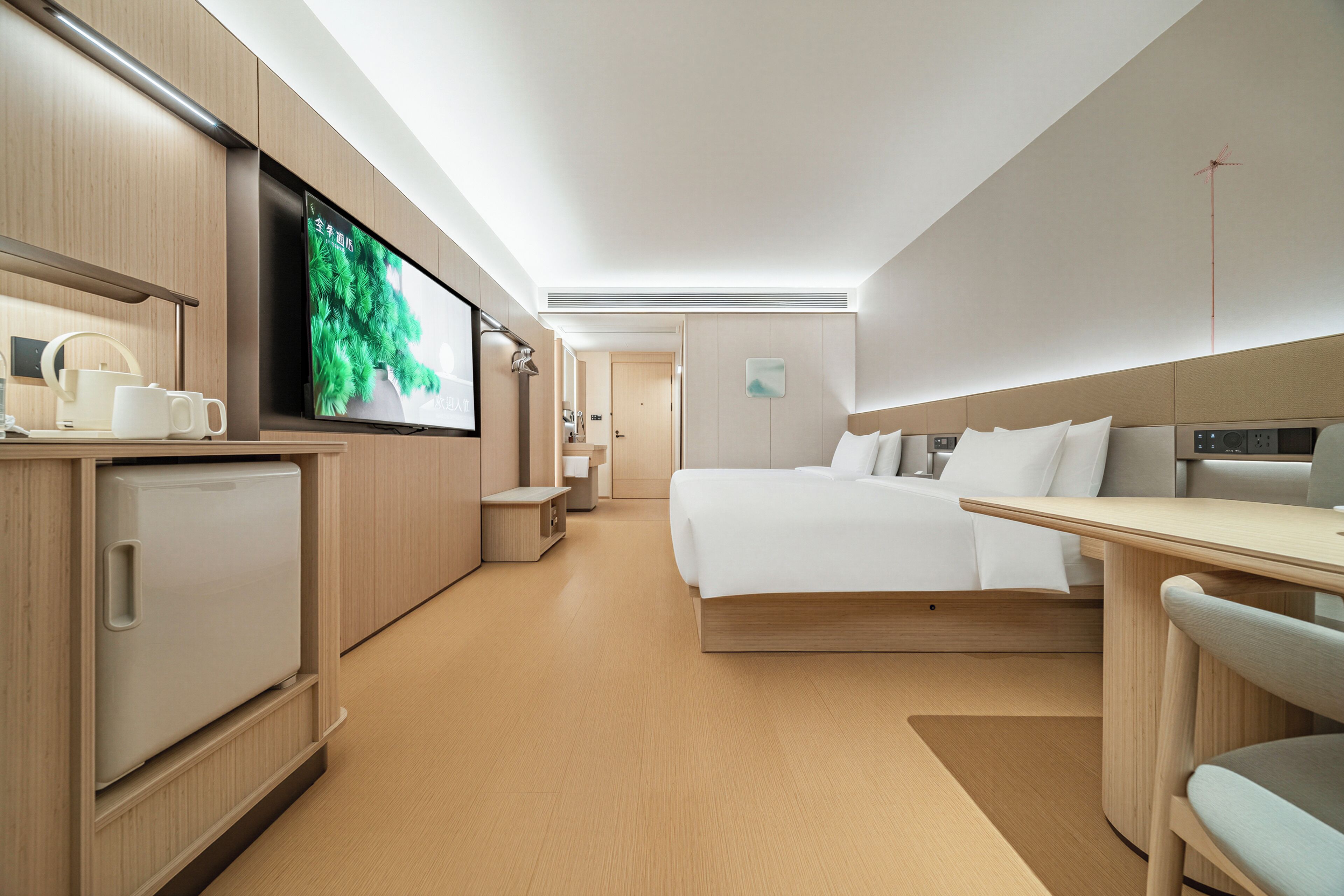 Standard Twin Room, City View | In-room safe, desk, blackout drapes, free WiFi