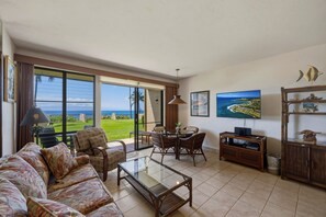 Condo, 1 Bedroom | Living area - Oceanfront Maui Retreat At Napili Point - Unit B16 1 Bedroom Condo (Lahaina)