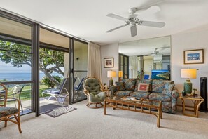 Condo, 1 Bedroom | Living area - Oceanfront Condo Near Napili Bay 1br - Unit A17 1 Bedroom Condo (Lahaina)
