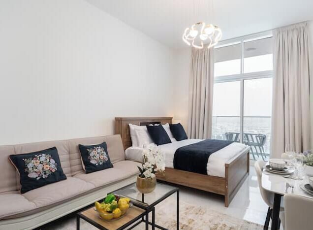 Luxury Studio, Balcony, Garden View