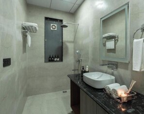 Comfort Suite, City View | Bathroom - StayVista Residences near Cyber City Hub (Gurugram)