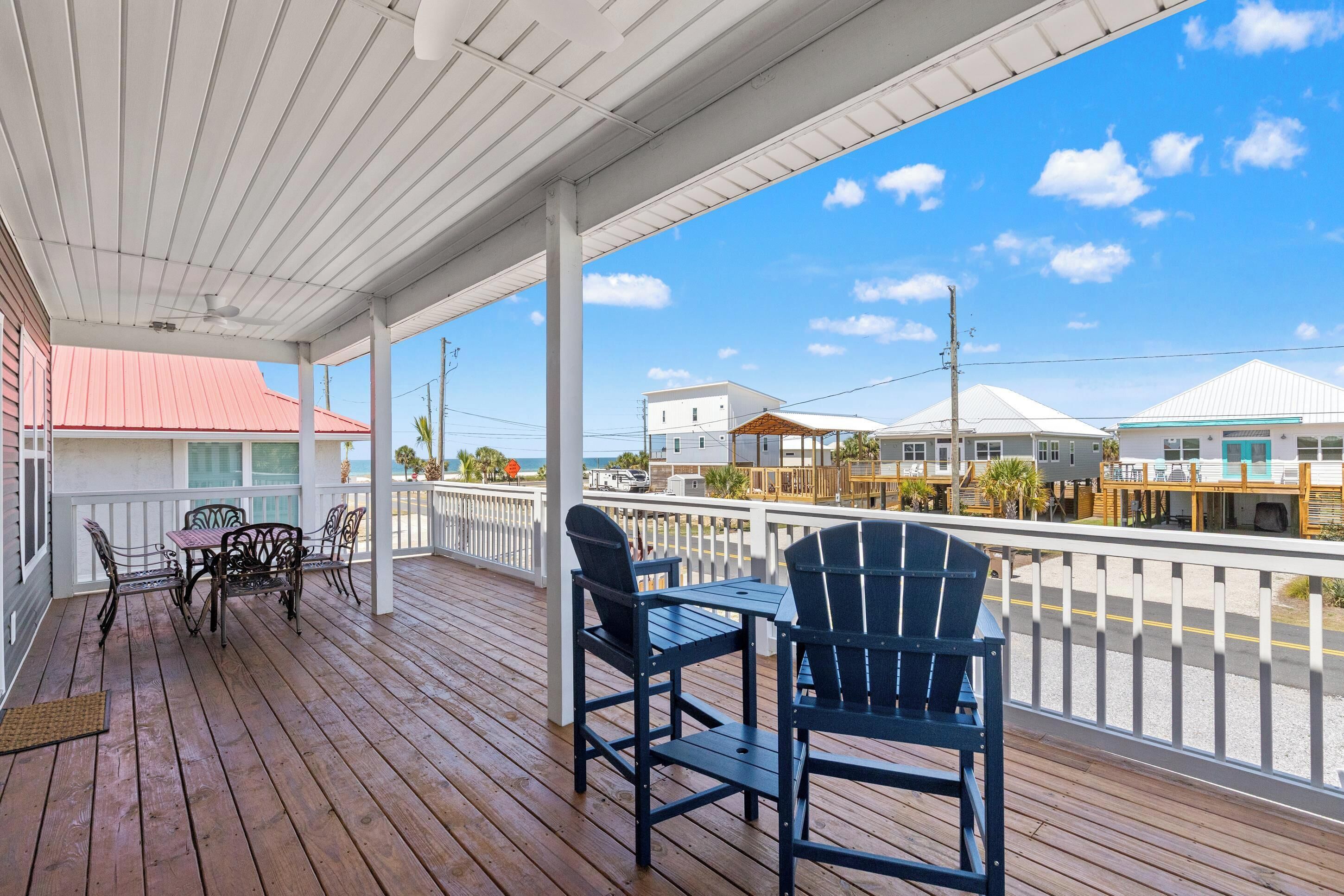 Huis, uitzicht op resort | Terras
