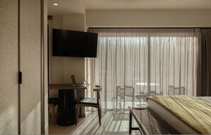 1 bedroom, desk, iron/ironing board, travel cot - Standard Suite by MonCasa (Agios Nikolaos)