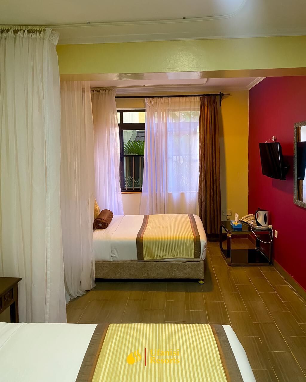Standard Twin Room, Garden View | In-room safe, blackout curtains, soundproofing