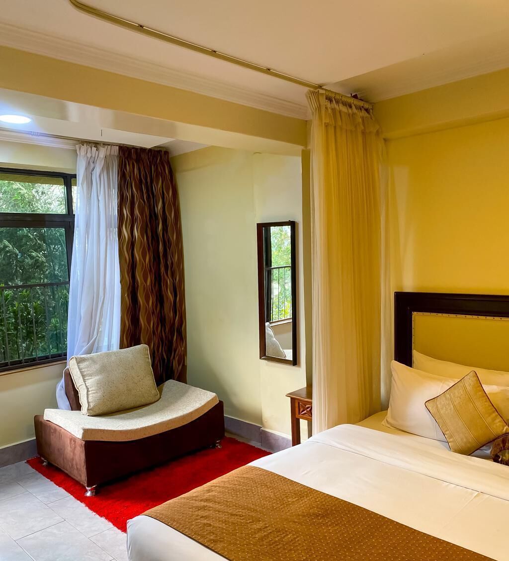 Standard Double Room, Garden View | In-room safe, blackout curtains, soundproofing