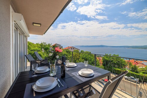 Modern penthouse apartment with fantastic sea views