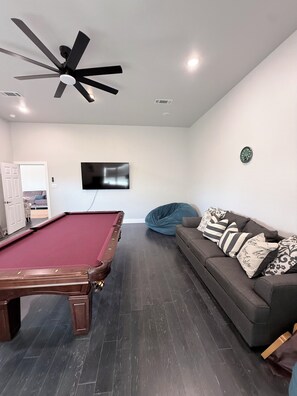 Living area - Country Retreat + Game Room (McKinney)