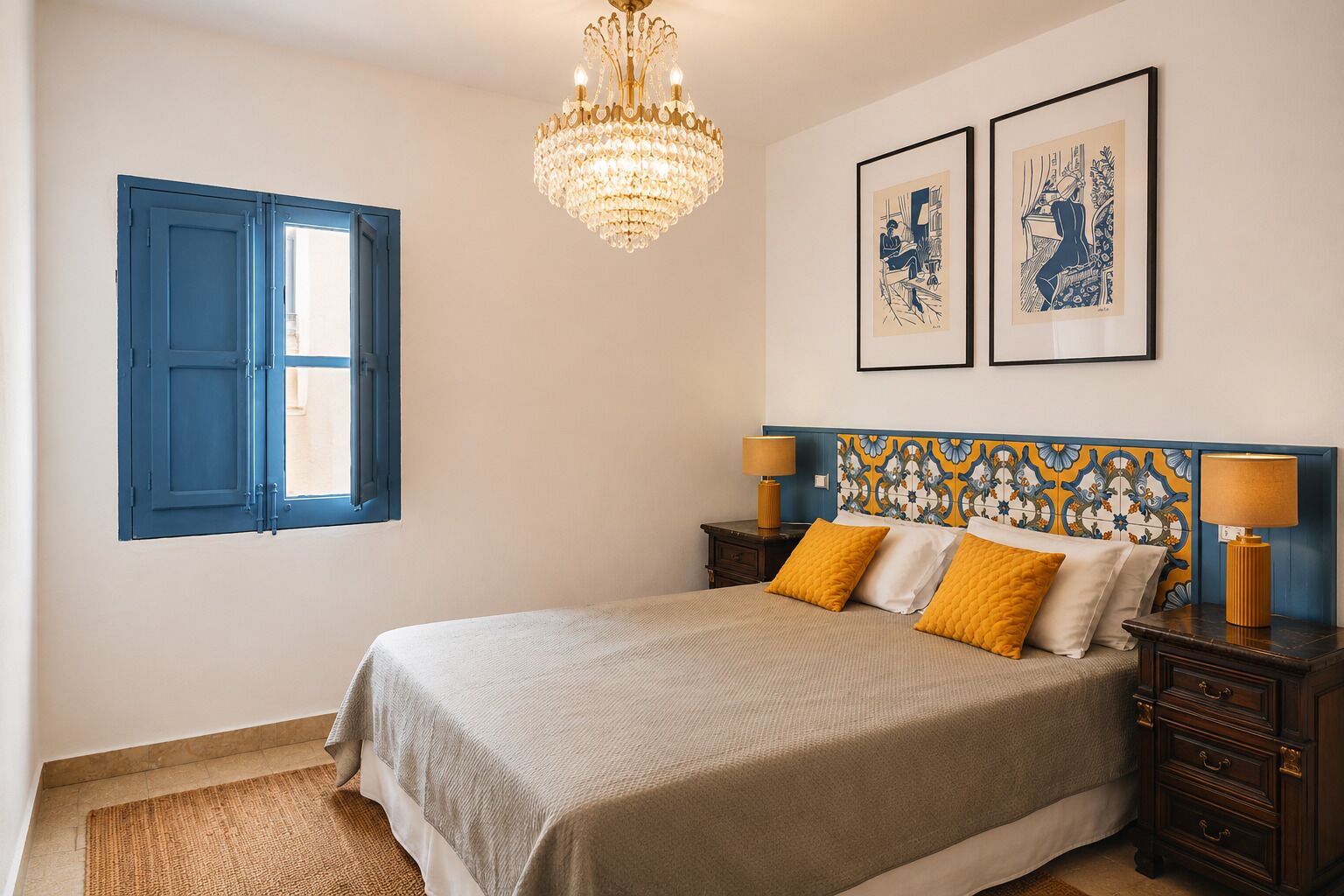 3 bedrooms, iron/ironing board, WiFi (free), bed sheets