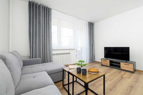 Solna 7 Bielsko-Biała | Modern Apartment | Balcony | Remote work