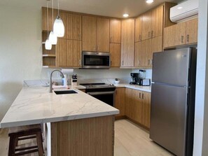 Fridge, microwave, oven, dishwasher - NEW! Oceanfront Condo Near Napili Bay 1BR - Unit B19 (Lahaina)