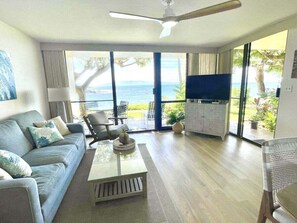 TV, books - NEW! Napili Point Oceanfront Pacific Views - Unit A11 (Lahaina)