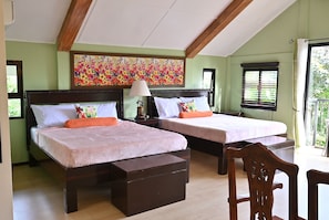 Grand villa, uitzicht op tuin | Gratis wifi
