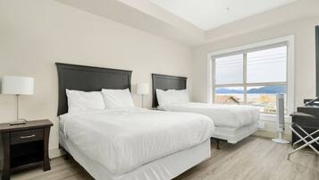 2 bedrooms, iron/ironing board, travel crib, WiFi