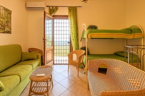 Living area - Villa Gheta at Monte Cofano: Nature, Relaxation, and Sea Views (Custonaci)