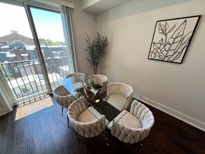 Interior - Private Balcony | Gorgeous Center City Bilevel Apt (Philadelphia)