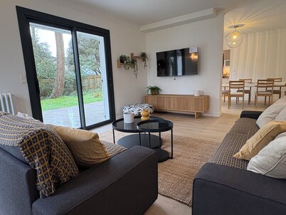 Premium villa, enclosed garden, games room.