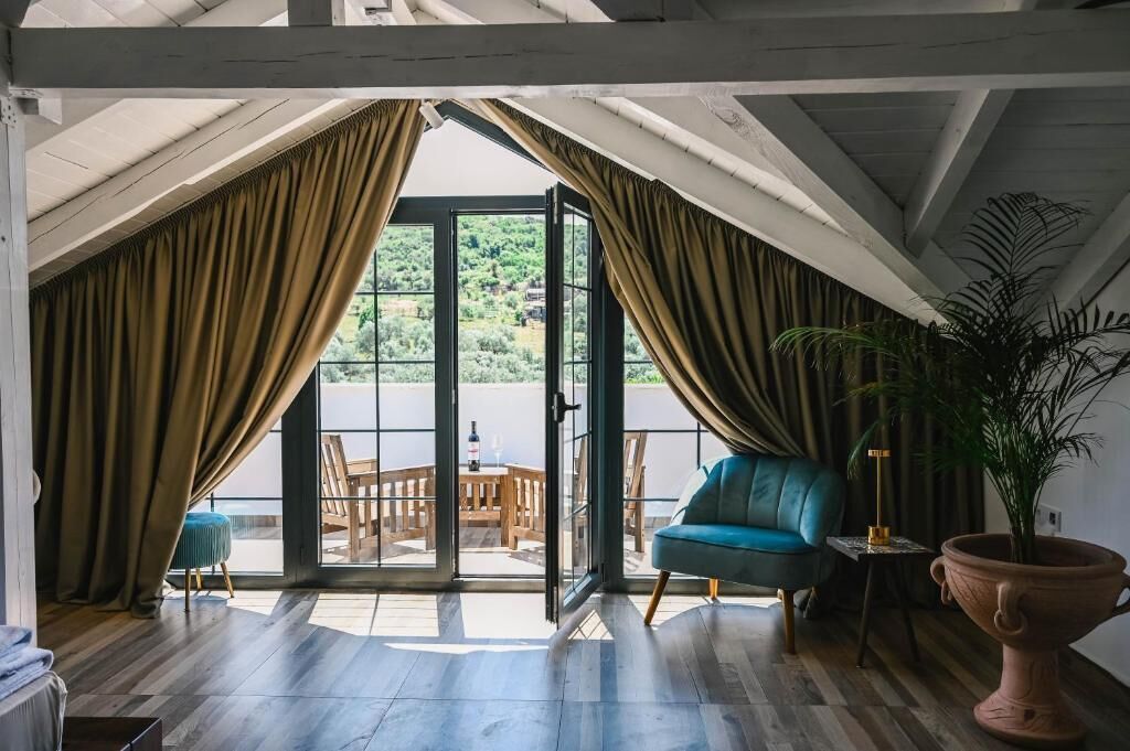 Quarto casal luxo, vista para o mar | Parte interna