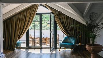 Quarto casal luxo, vista para o mar | Parte interna