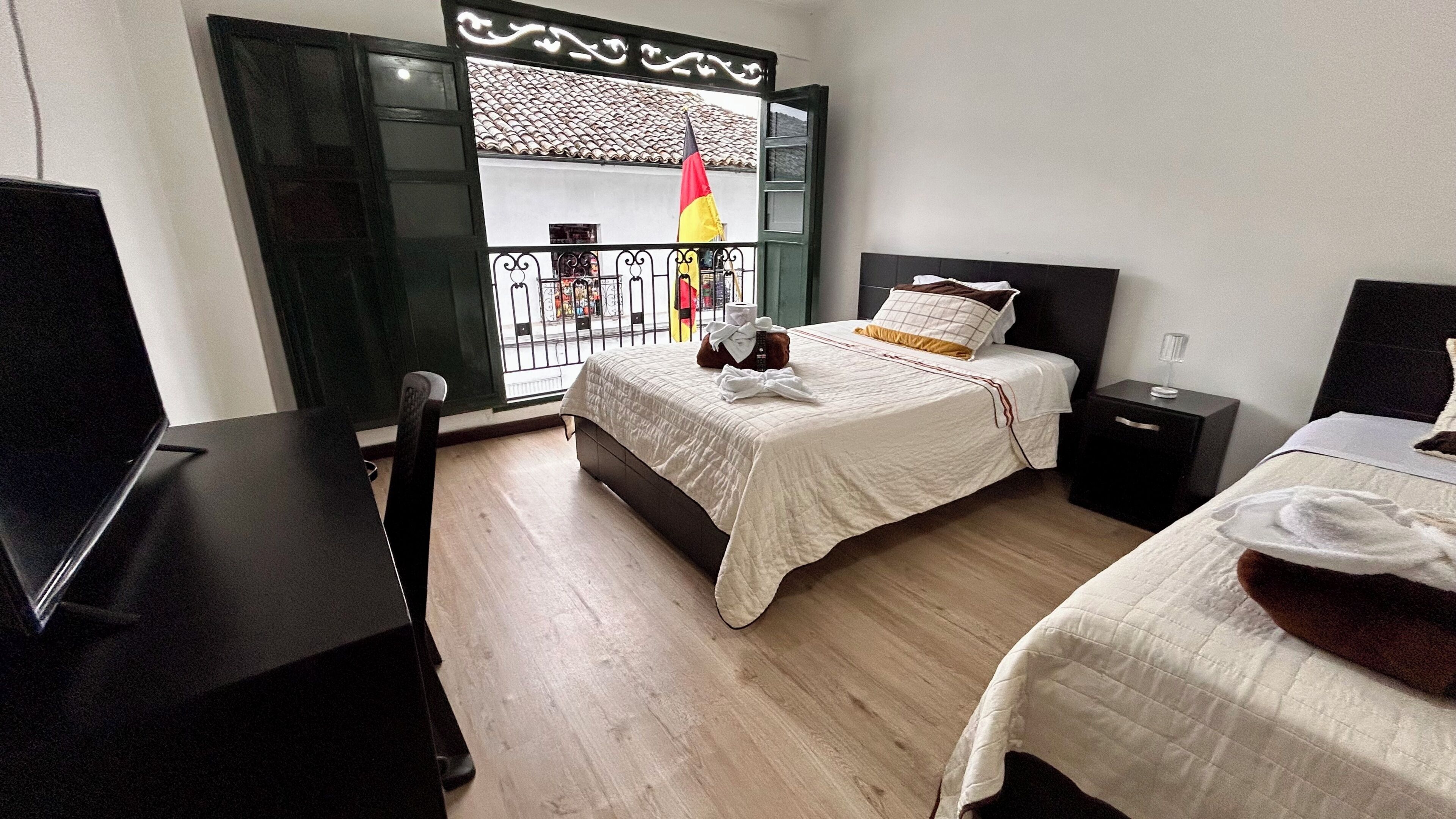 Firemannsrom – standard, balkong, byutsikt