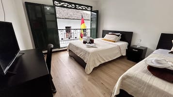 Firemannsrom – standard, balkong, byutsikt