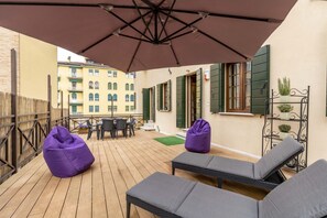Outdoor dining - TWO SPLENDID TERRACES OVERLOOKING THE LAGOON (Venice)