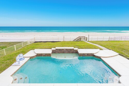 Oceanfront Pool Home-No-Drive Beach-Sparkle Bay