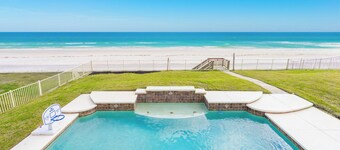 Oceanfront Pool Home-No-Drive Beach-Sparkle Bay