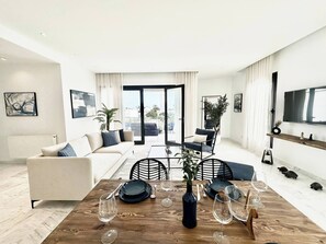 Apartment, 2 Bedrooms, Smoking | Living room - Casa Aura , Apartement In La Marsa (La Marsa)