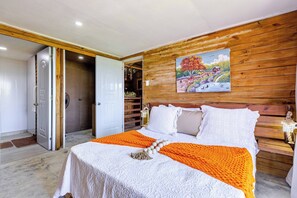 Cabane, 2 chambres, fumeurs, piscine privée