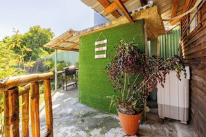 Cabin, 2 Bedrooms, Smoking, Private Pool | Balcony