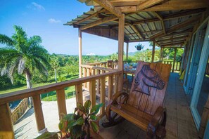 Cabin, 2 Bedrooms, Smoking, Private Pool | Terrace/patio - Valley View, Damajagua, Playateco, Jacuzzi, Camp (Puerto Plata)