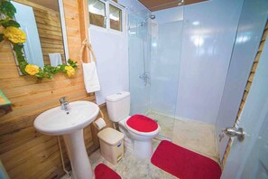 Cabin, 2 Bedrooms, Smoking, Private Pool | Bathroom - Valley View, Damajagua, Playateco, Jacuzzi, Camp (Puerto Plata)