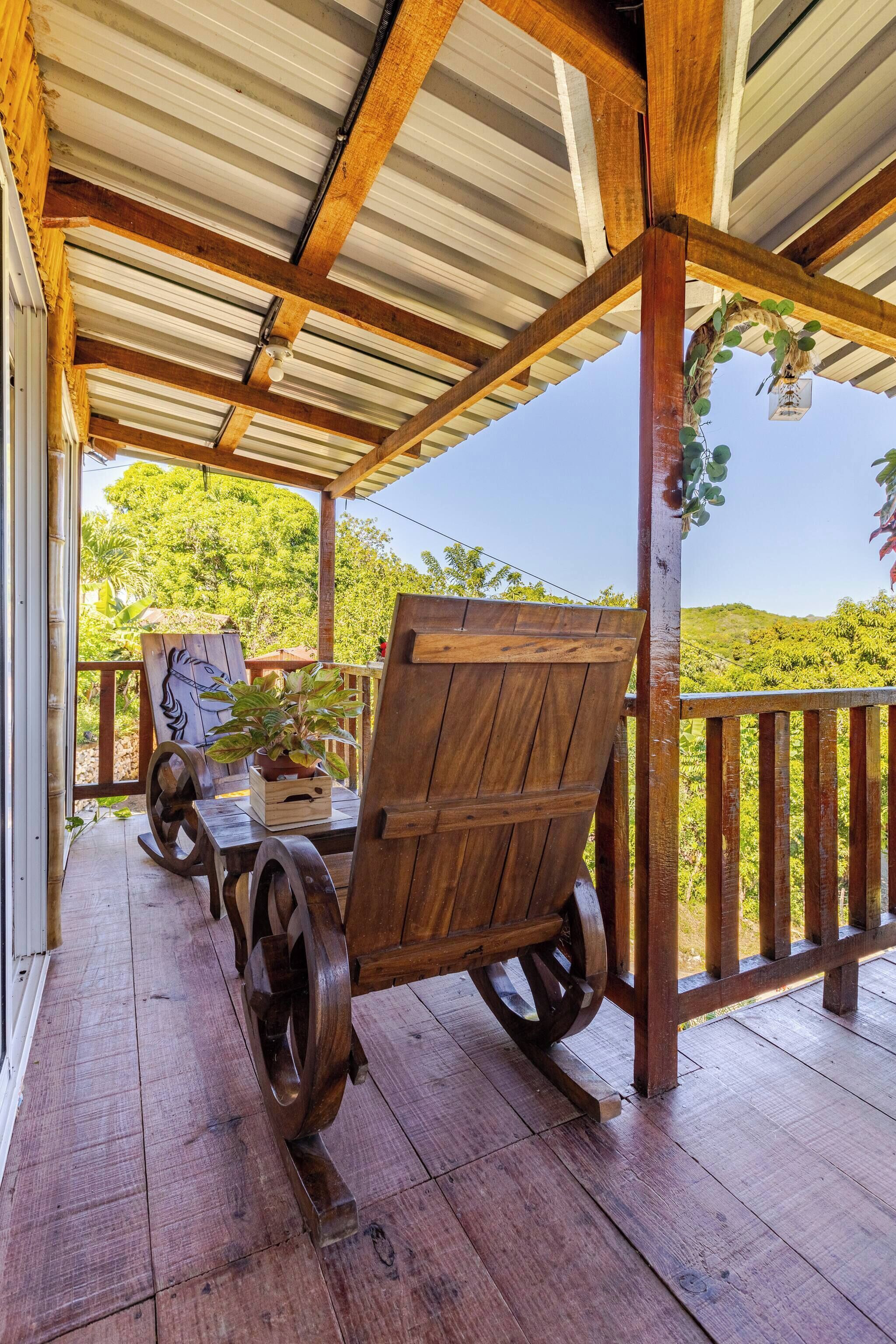 Cabin, 2 Bedrooms, Smoking, Private Pool | Terrace/patio