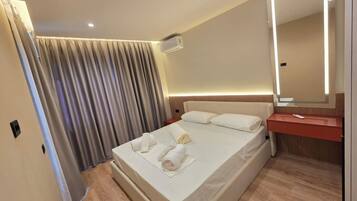 Appartement Deluxe, 2 chambres | Wi-Fi gratuit, draps fournis