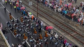 Chambre, 1 chambre, balcon, vue ville | Divers