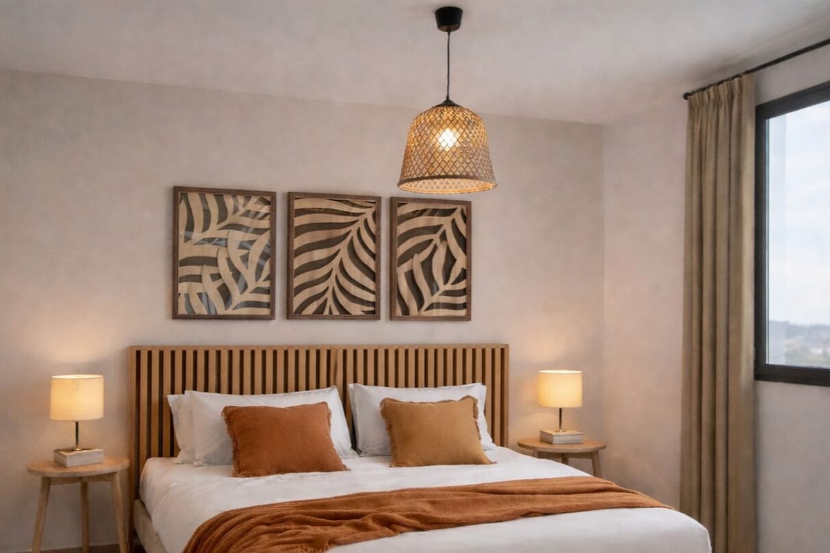 Appartement, 2 chambres, balcon | Coffres-forts dans les chambres, fer et planche à repasser