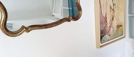 Dusche, Haartrockner, Seife