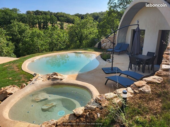 Deluxe Room, Garden View | Pool - Hébergement insolite premium  (Le Vignon-en-Quercy)